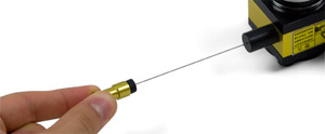 Shanghai CALT 800mm Sensor de posición lineal 12V/24V Cable de extracción Codificador de cuerda angular para medición de desplazamiento