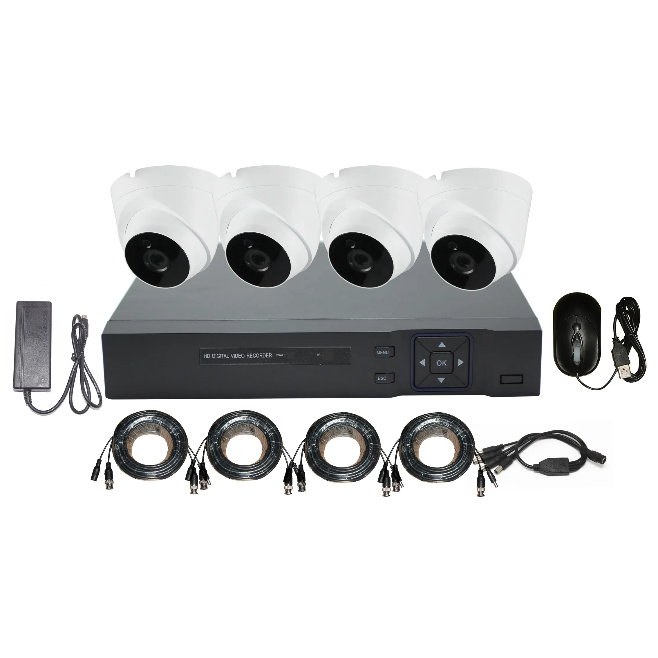 Hot cctv dvr caméra kit à vendre bon prix complet ahd cctv caméra ensemble complet prix 2mp 5mp