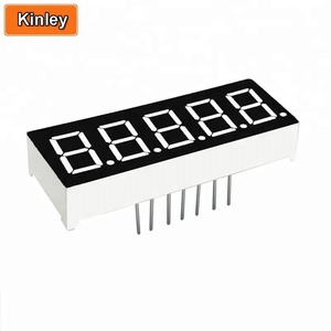 0.36&quot; 5 <strong>Digit</strong> 7 Segment LED Display DIP Common Cathode 5 <strong>Digits</strong> Blue Emitting Color - Product Image 1