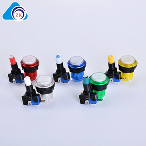 Factory Direct Push Button Kit Druckknopf schalter USB, transparente Arcade-Taste - Product Image 2