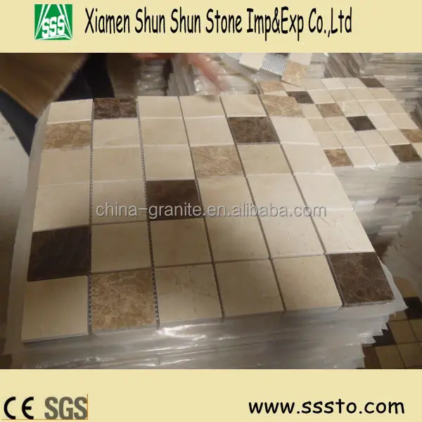 Mosaico de mármore natural para banheiro, pedra natural