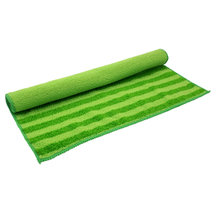 Profesyonel özel yeni ürün özelleştirme Logo mikrofiber şerit kumaş plaj havlusu pıhtı