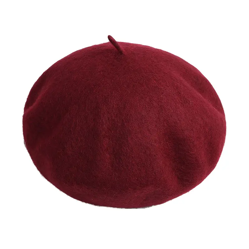 Amazon Hot Sale Fashion Decorate Kids Beret Hat Boina Wool