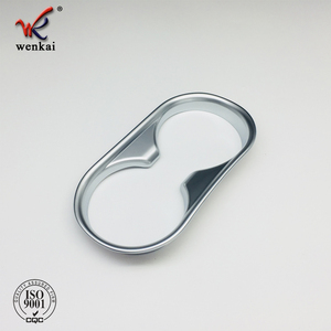 อุปกรณ์เสริมอะไหล่รถยนต์ ABS Chrome Matte ที่วางแก้วน้ำกรอบฝาครอบสำหรับ Mazda CX-5 KF 2017-2018 - Product Image 4