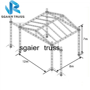 Sgaier โครงถักหลังคา4เสา,12เมตร X 10เมตรสำหรับขายโครงถักแบบโค้ง - Product Image 6