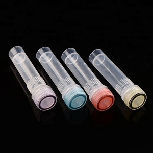 0.5毫升1毫升1.5毫升2毫升2.5毫升5毫升10毫升塑料医用冷冻管，带螺帽 - Product Image 1