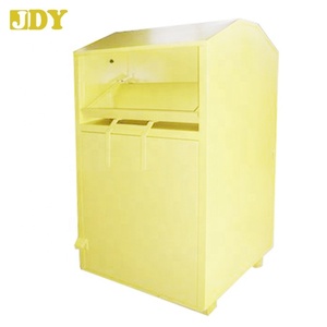 #1004 Large <strong>Garbage</strong> Bin <strong>Container</strong> Types of Environmental Sanitation Steel Used Clothes Storage Recycling Standing Structure