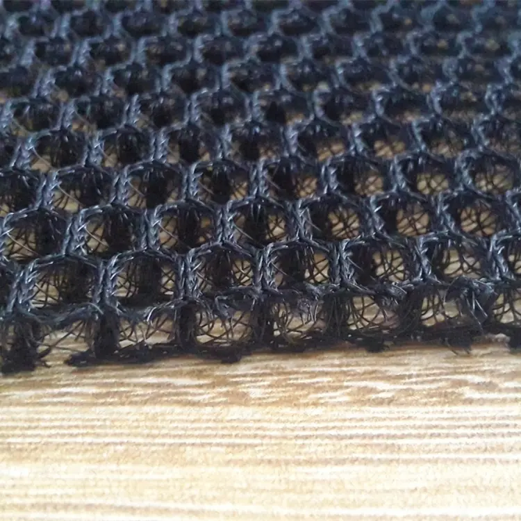 100% poliestere distanziatore esagonale tessuto di maglia 3d air mesh