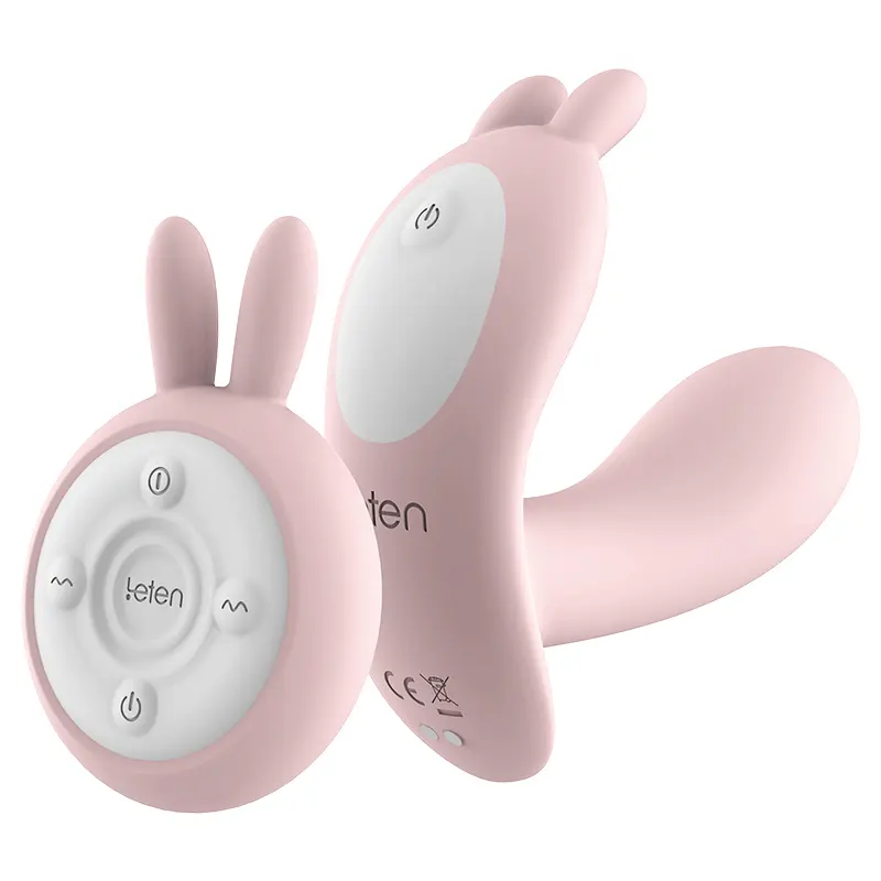 Rabbit lovely strap on vibrator harness remote control waterproof dual motor vibration strap-on dildo for women