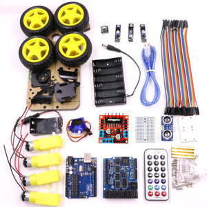 Hindernis vermeidung Anti-Drop Smart Car Robot Kit DIY Bildung Toy Kit für Arduino