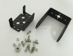 1set 2 DOF Short Pan And <strong>Tilt</strong> Servos Bracket <strong>Sensor</strong> Mount Kit For Robot <strong>Arduino</strong> Compatible MG995 Wholesale Retail - Product Image 2