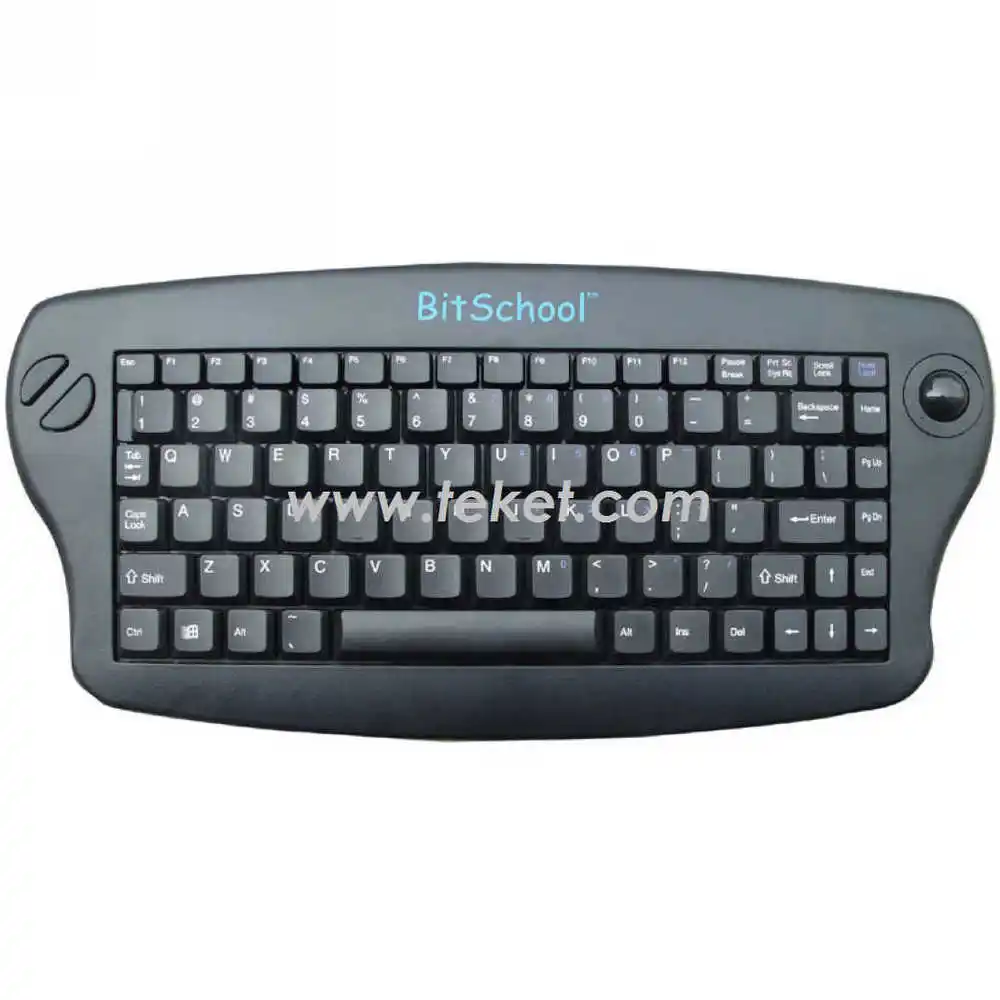 Teclado inalámbrico infrarrojo IR K3 con ratón Trackball para pc, mini ordenador, PS2 o receptor USB