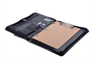 Danh Mục Đầu Tư Họa Tiết Cá Sấu Chuyên Nghiệp Với Bìa Gập 3 Vòng Với Bìa Kẹp Kích Thước Chữ Cho iPad Pro 12.9 Inch Có Khóa Kéo - Product Image 5