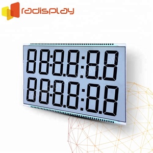 Kunden spezifisches reflektieren des statisches 12-stelliges <span class=keywords><strong>Segment</strong></span>-<span class=keywords><strong>LCD</strong></span>-Display für Kraftstoffsp ender
