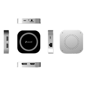 Meegopad V6 Tip C Hub Çok Fonksiyonlu <span class=keywords><strong>USB</strong></span> C Hub USB3.0 Hub 9in1 Gigabit Lan. Şarj DP bağlantı noktası