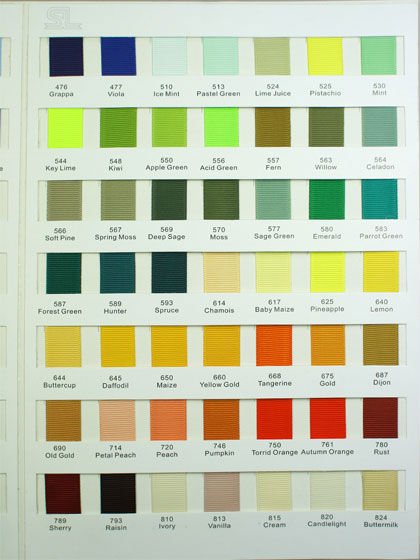 196 opciones de color disponibles