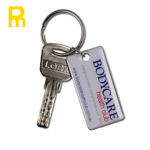 ขายร้อน Barcode Key Tags/คีย์/พวงกุญแจเช่น VIP การ์ดคลับ GYM สมาชิก ID แท็ก QR รหัส Serial Number: - Product Image 4