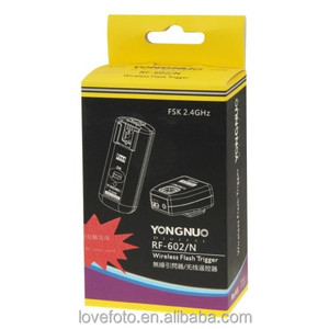 YONGNUO RF-602/N YONGNUO RF-602 RF602 RF 602 2.4GHz kablosuz uzaktan flaş tetik için D90 D5100 <span class=keywords><strong>D700</strong></span> D3