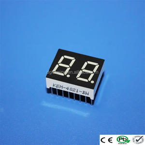 Kem-4021-bpg pure verde 0.4 pollice dual digit 7 segment display 2 digit led display numerico - Product Image 2