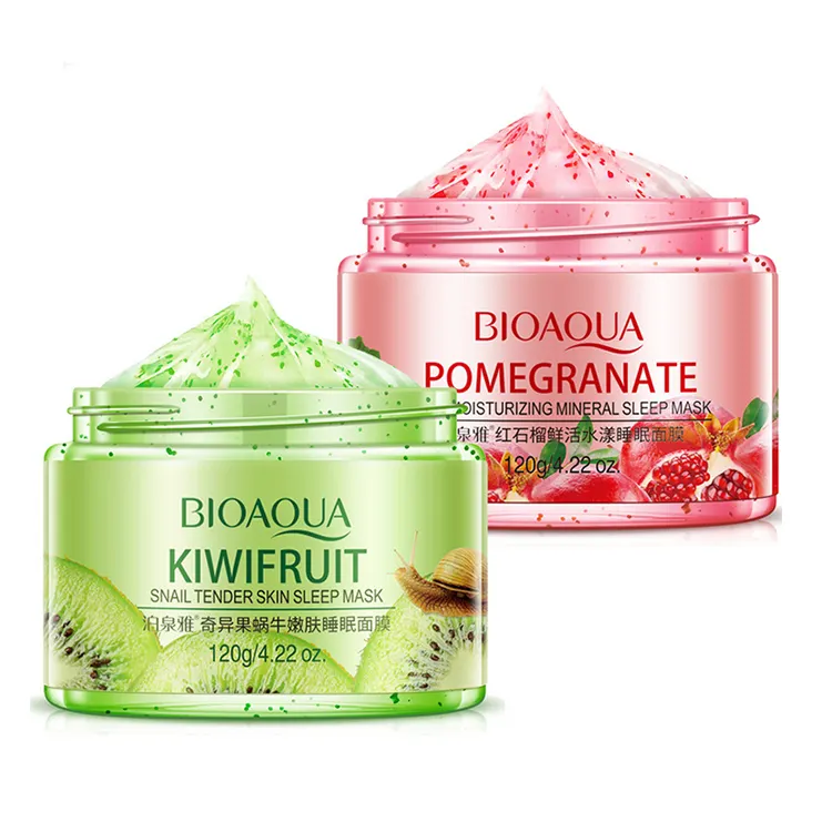 BIOAQUA naturel Rouge grenade kiwi essence hydratant nourrissant visage masque de sommeil