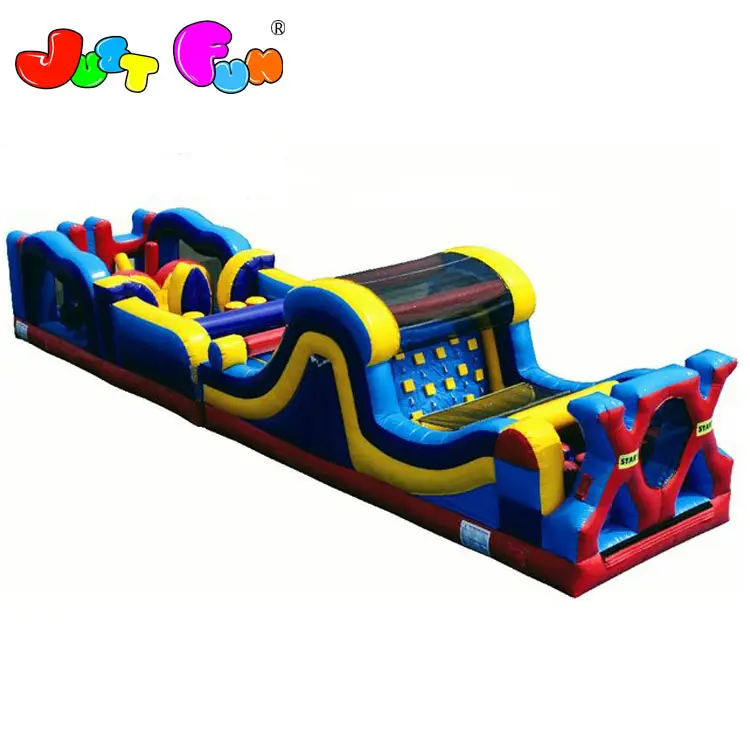commando crawl style giant adult inflatable obstacle course for sale