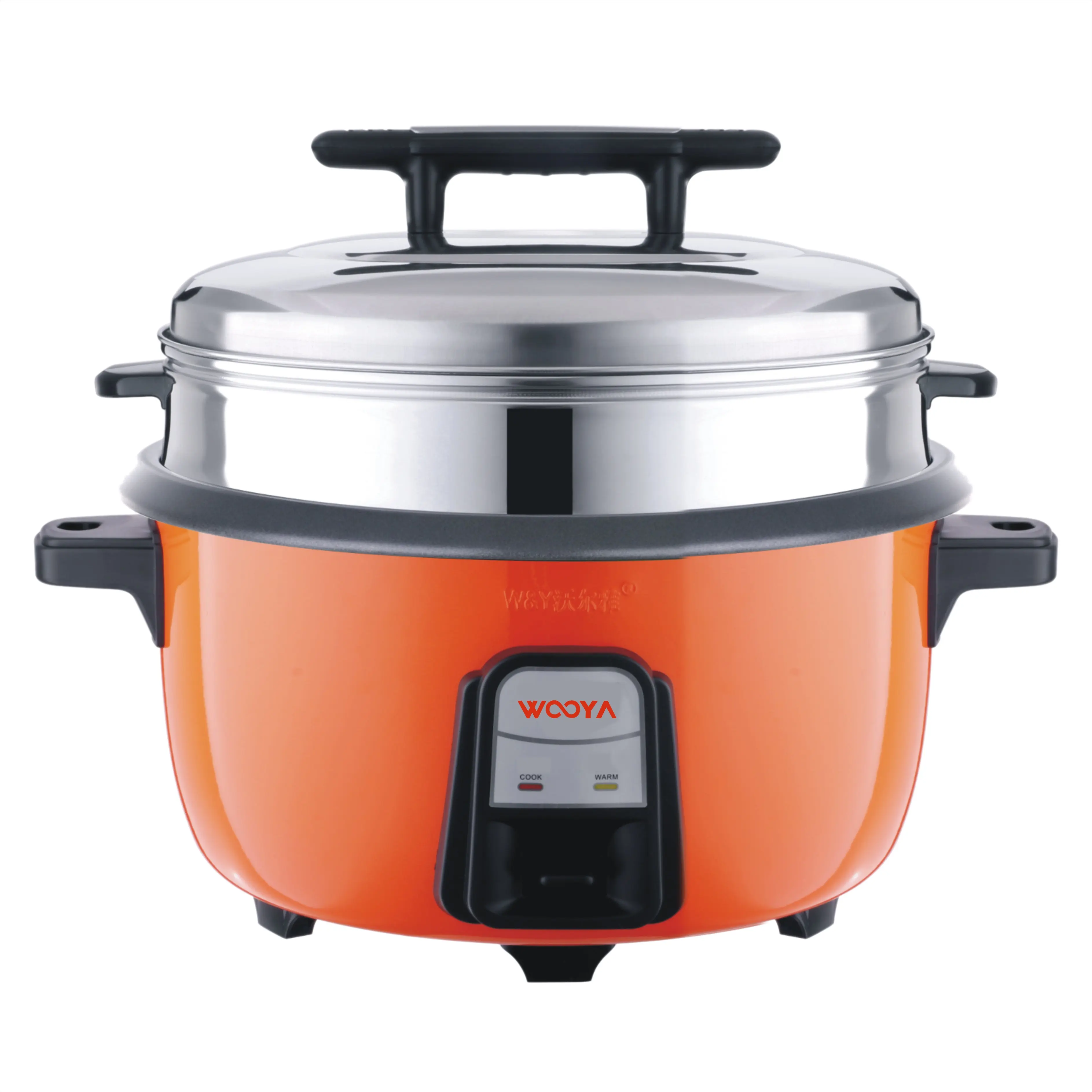 with stainless steel steam basket 5.6L 2000W catering commercial electric rice cooker