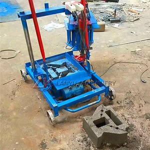 LANYU bloque usado para la venta/máquina de bloque completamente automática precio/manual comprimido la máquina de bloques de tierra precio - Product Image 1