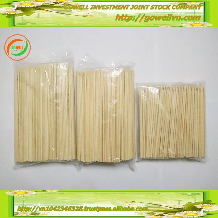 Spiedini di bambù per l'esportazione