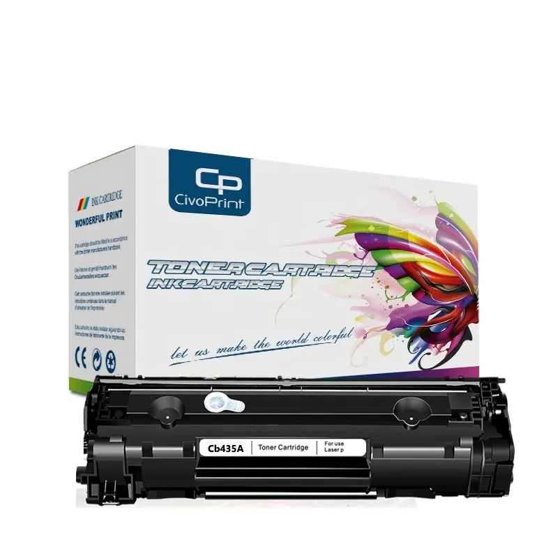 Civoprint yazıcı malzemeleri 85 CE285A 35 CB435A 36 CB436A evrensel Toner kartuşu