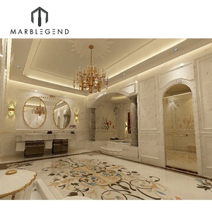 Serviço de design de piso para banheiro, design de mármore, jato de água, <span class=keywords><strong>3d</strong></span>