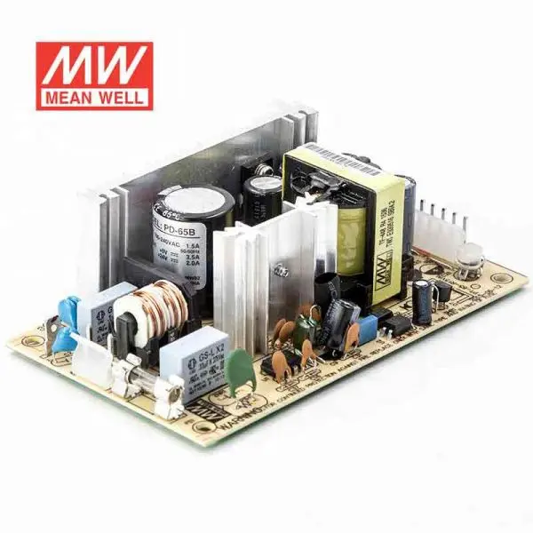 PD-65B AC-DC 65W 5V-24V, Marco abierto PCB de salida dual industrial de energía de conmutación de alimentación