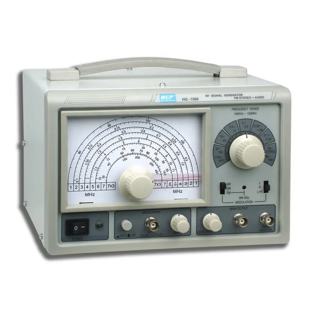 MCP HG1500-generatore di segnale RF AM FM / HF Generatore/150mhz generatore di segnale rf