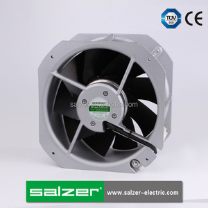 salzer PD225M-220 225X225X80mm AC轴流风扇金属叶轮IP54 TUV ce认证
