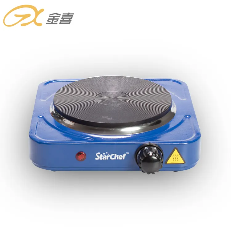 JX-6121A 1000W Indoor Kitchen Appliances Cast Iron Electric Cooking Hot Plate
