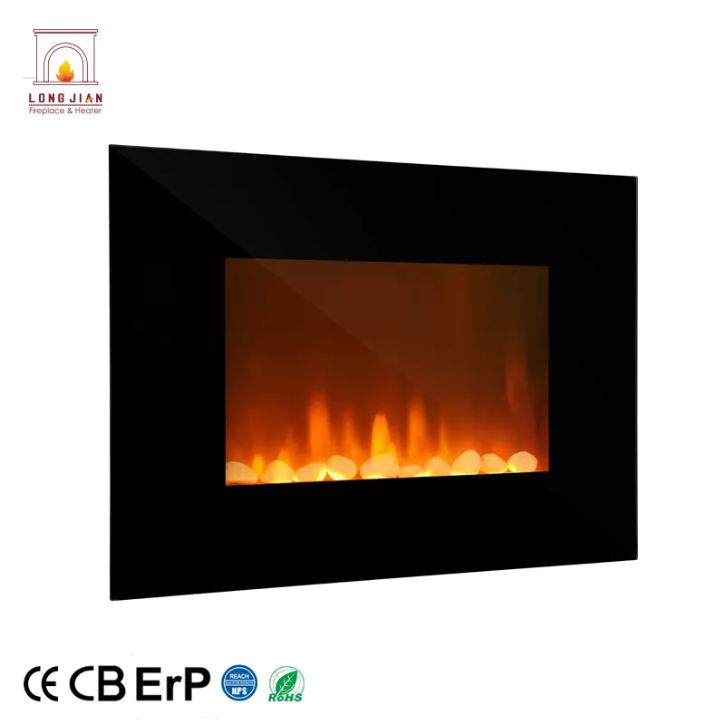 China Supplier 23" Wall Mounted Hanging Flat Electric LED dimplex electric fireplace