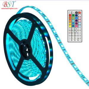 5 м Smd светодиодная rgb-лента 12 В 5050 водонепроницаемая rgb светодиодная полоса освещения 300 светодиодов + 44 клавиши Ir rf пульт дистанционного управления + адаптер rgb светодиодная полоса комплект - Product Image 3