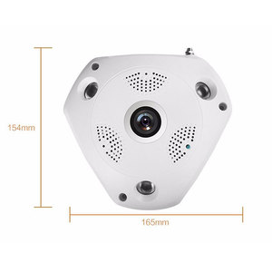 360 Viewing Angle Cctv 3D VR Fisheye Panoramic <strong>IP</strong> <strong>Camera</strong> with 3pcs <strong>Array</strong> Infrared <strong>LEDs</strong>. 20m Night Vision - Product Image 4
