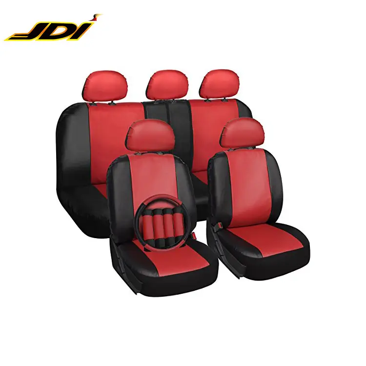 Customized Fashion PU Car Leather Headrest Seat Covers Universal