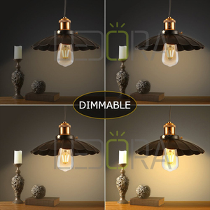 No Flickering E27 <strong>E14</strong> B22 Dimmable Filament Led Bulb, 2W <strong>4W</strong> 6W Led Filament <strong>Lamp</strong>, Dimmable Led Filament Bulb Light Glass 90 400 - Product Image 5