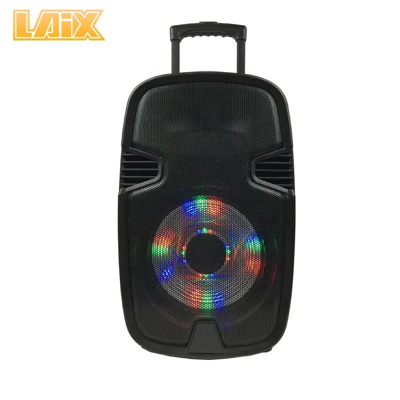 Laix SP-A36 Portable Haut-Parleur avec Port USB En Gros Haut-parleurs DJ Professionnel avec Poignée et Roues En Plastique Echo Haut-Parleur