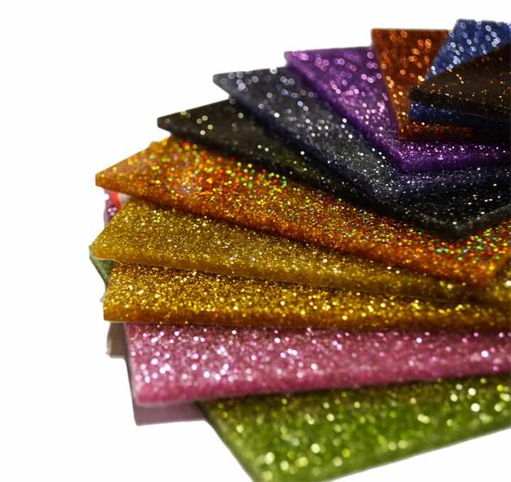 Wholesale Acrylic Sheet Glitter 3mm  Acrylic Marble Sheet Wood Sheet