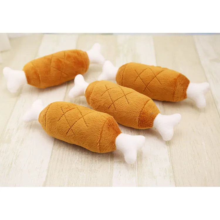 Sound drumstick toy chicken leg toys for dog play