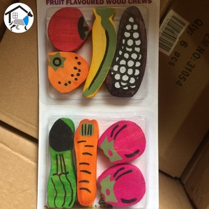 Doğal ahşap merdiven süspansiyon köprü Hamster fare fare kemirgenler oyuncaklar - Product Image 6