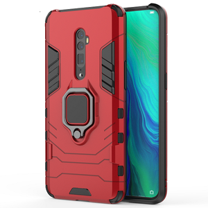 Kaynak üreticisi darbeye dayanıklı araç tutucu mıknatıs Tpu Pc arka kapak halka tutucu için OPPO Reno 10X ZOOM kılıf kapak - Product Image 6