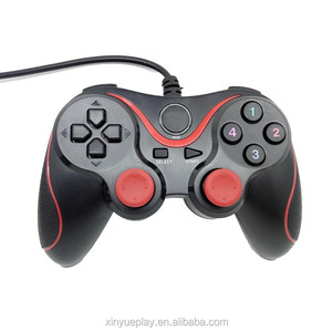 PC con cable USB controlador gamepad con doble vibración - Product Image 1