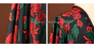 ที่มีคุณภาพสูงงานเลี้ยงตอนเย็นJacquardผ้าผ้าสำหรับการแต่งกายผู้หญิง - Product Image 3