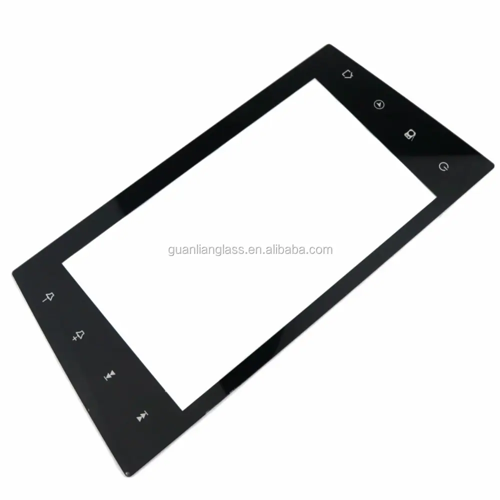 0.7mm all size polished edge tempered front touchscreen lcd display cover custom screen display lcd tv replacement glass