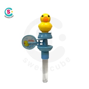 เป็ดแฟลชเขย่ากลองเป็ดของเล่นขนมที่มีแสงของเล่นลูกอม - Product Image 3