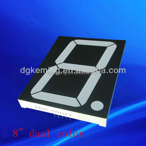 8&quot; Inch Dual Color <strong>7</strong> Seven <strong>Segment</strong> <strong>Led</strong> <strong>Display</strong> 1 <strong>Digit</strong>, Common Anode / Cathode - Product Image 2