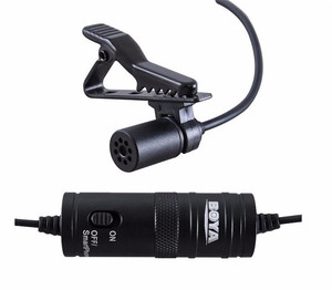 BOYA BY-M1インタビューSpeach IPPhone/ビデオカメラ用ラペルクリップマイク - Product Image 3